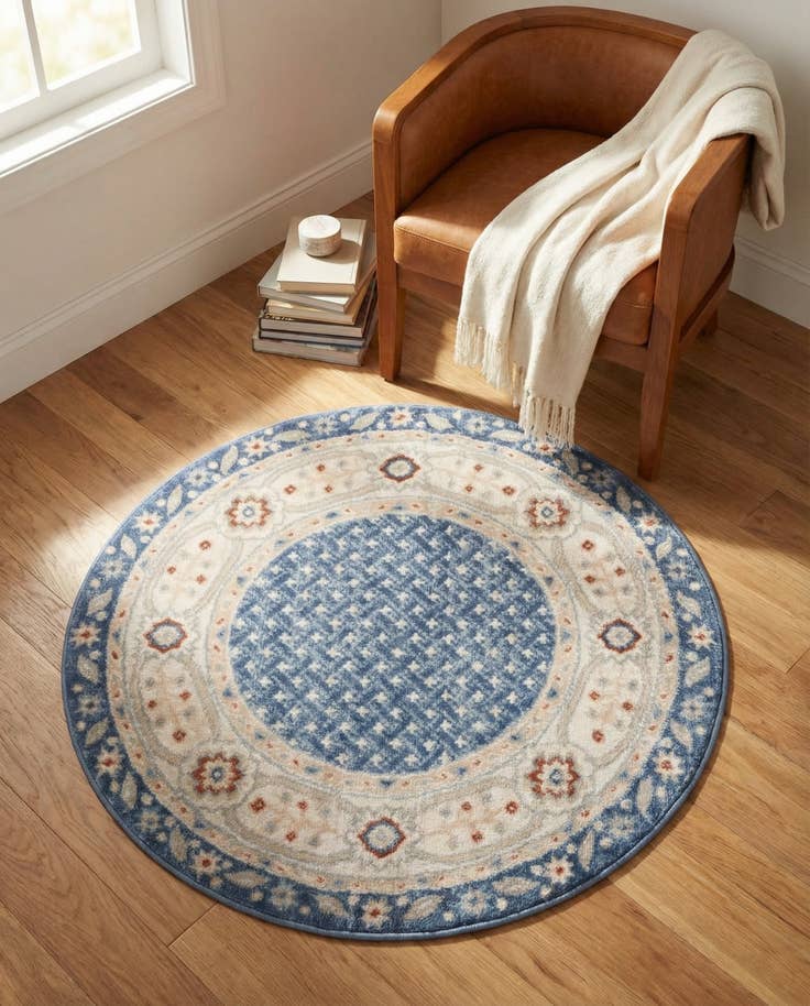 Detail image of 3' x 3' Charlotte Round Rug