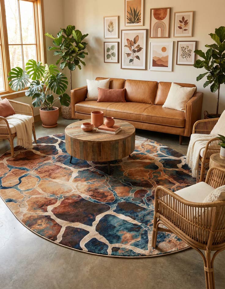 Detail image of 7' 10 x 10' Gossamer Oval Rug