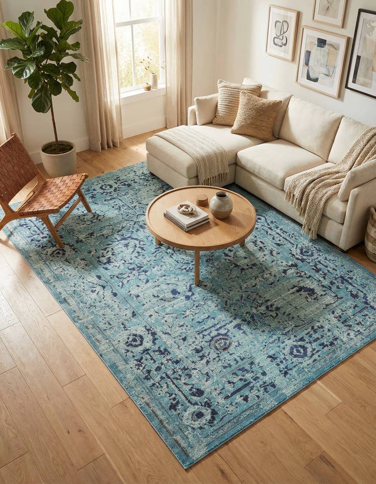 Detail image of 8' x 11'  Washable Palazzo Rug