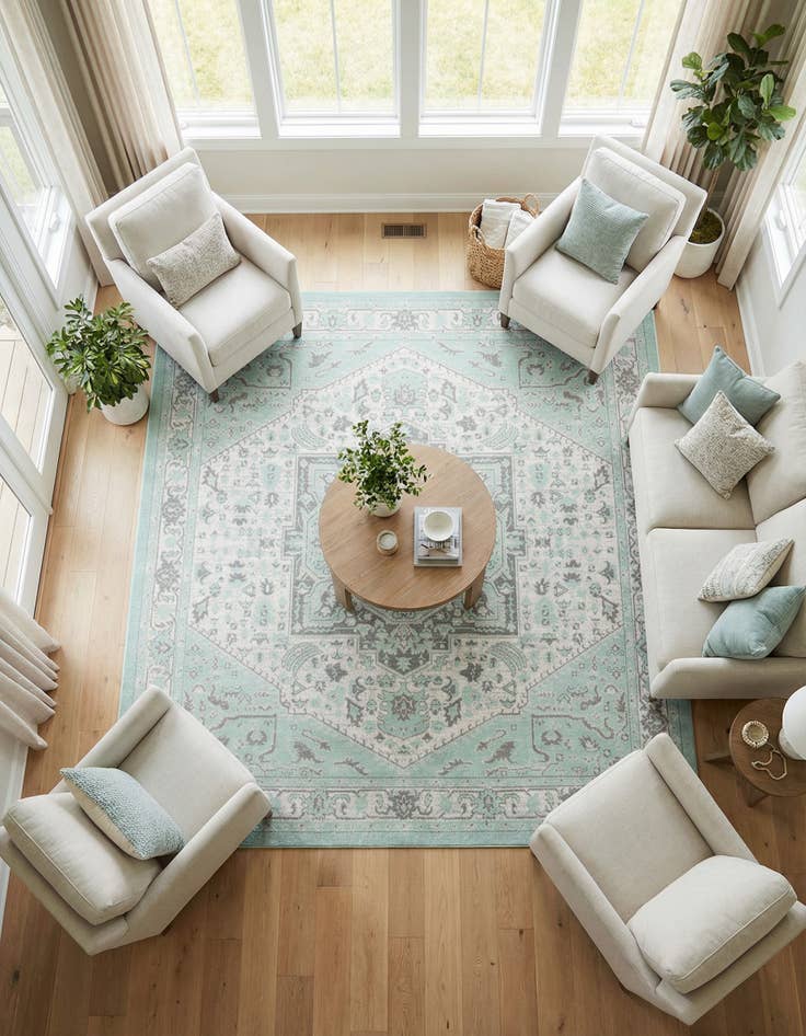 Detail image of 7' 10 x 7' 10 Whitney Square Rug