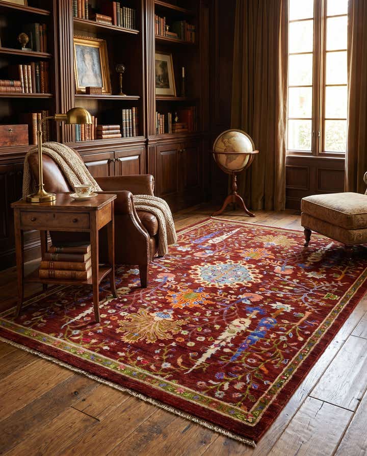 4' 1 x 6' 1 Hand Knotted Ariana Ziegler Rug