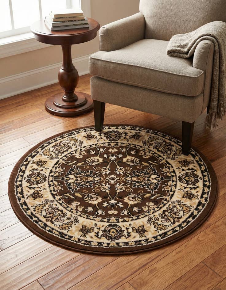 Detail image of  3' x 3' Yasmin Round Rug