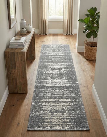 Dark Gray Georgia Runner Rug