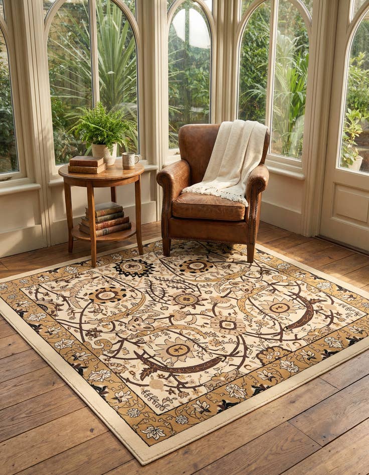 Detail image of 7' 10 x 7' 10 Neda Square Rug