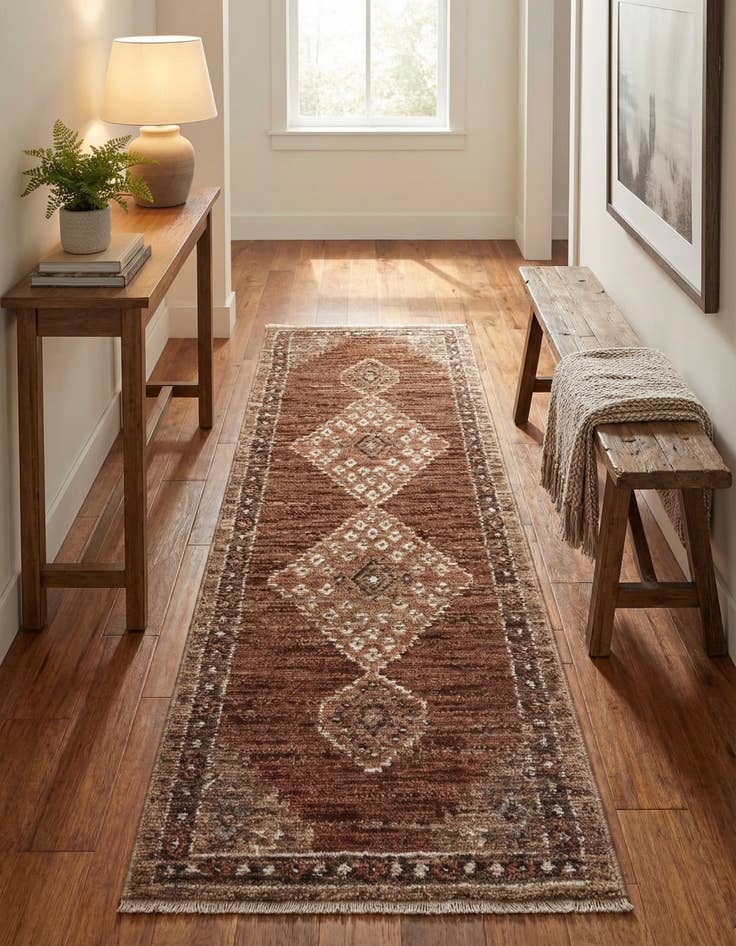 Detail image of 2' x 6' 3 Grand Tradition Runner Rug