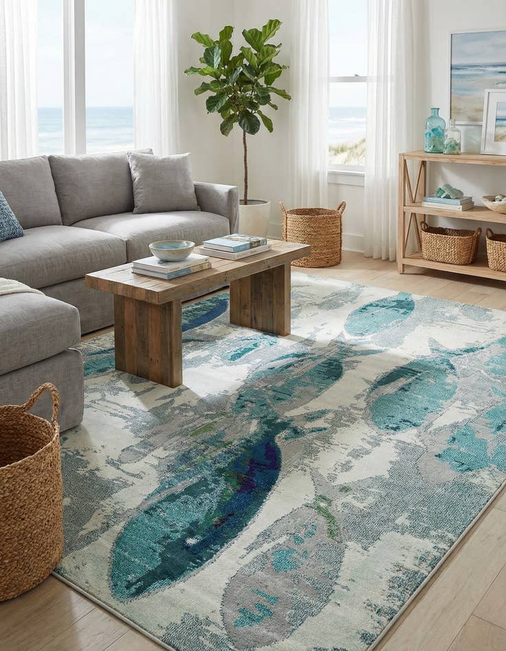 Detail image of 9' x 12' 2  Washable Capri Rug