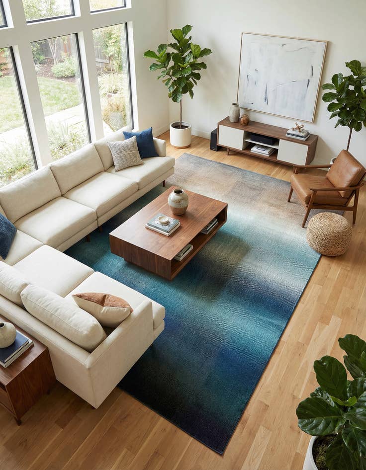 Detail image of 10' 6 x 16' 5 Washable Hyacinth Rug