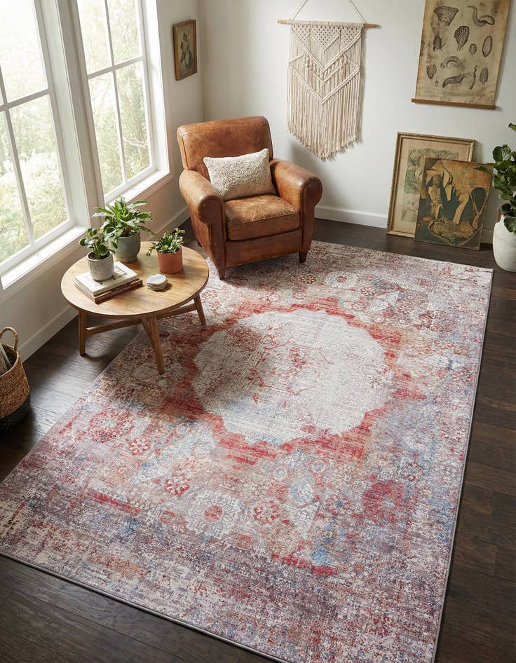 Detail image of 5' x 8' Washable Yara Rug