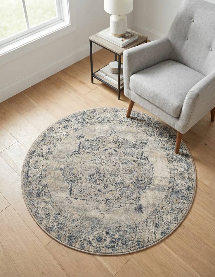 Detail image of 3' x 3' Oregon Round Rug