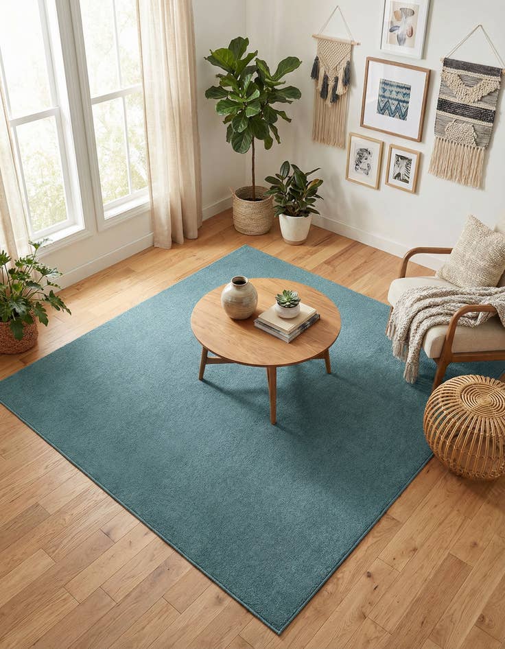 Detail image of 7' x 7' Everyday Solid Square Rug