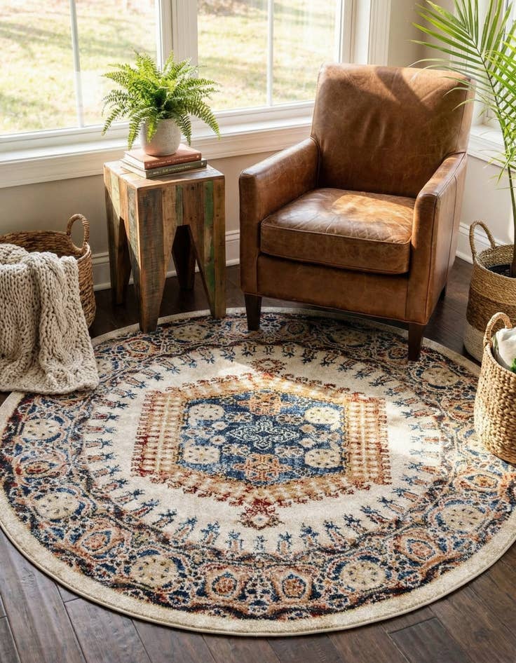 Detail image of 4' x 4' Eden Round Rug
