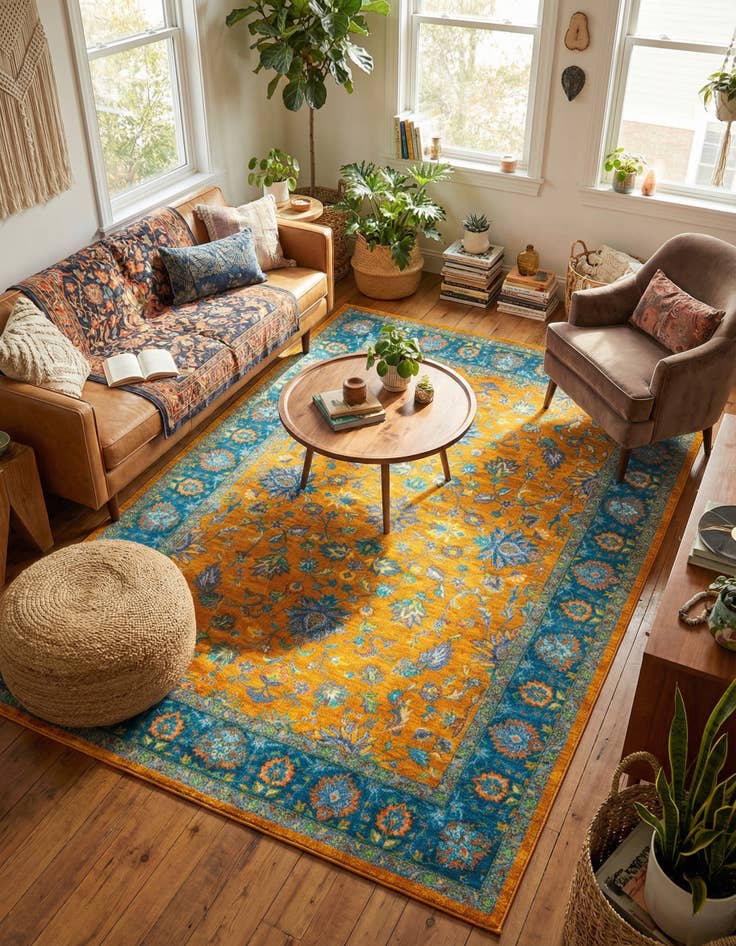 Detail image of 6' 7 x 9' Medina Rug