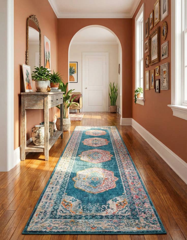 Detail image of 2' 7 x 13' Amulet Runner Rug