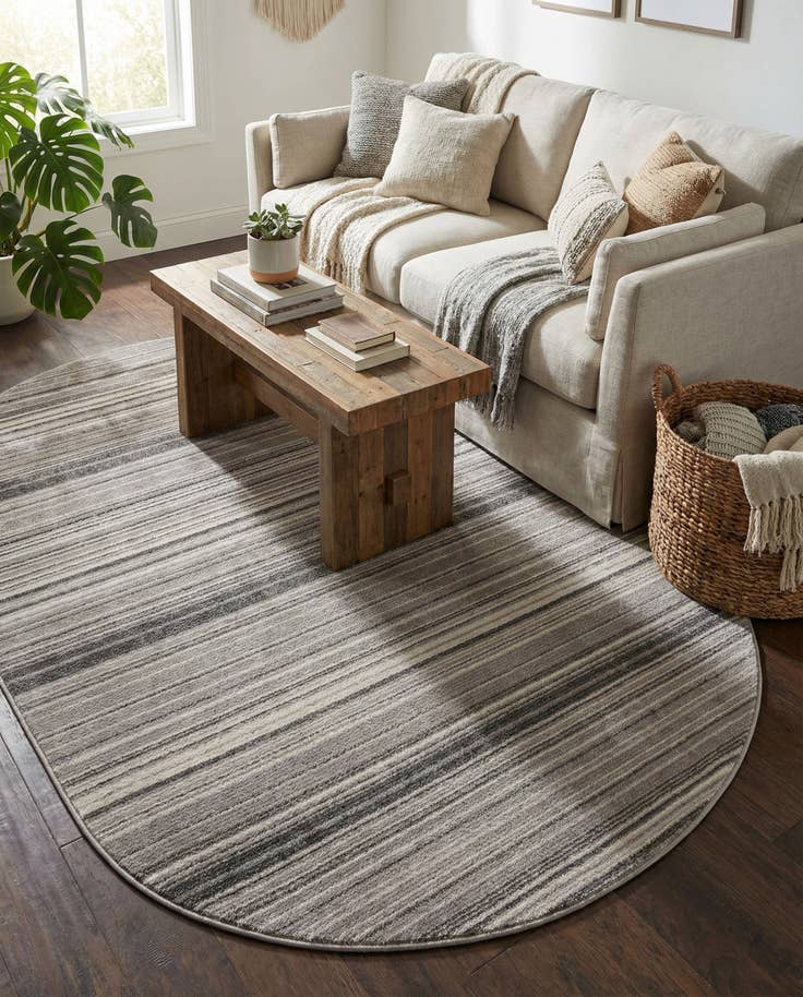 Detail image of 7' 10 x 10' 2 Gemstone Oval Rug
