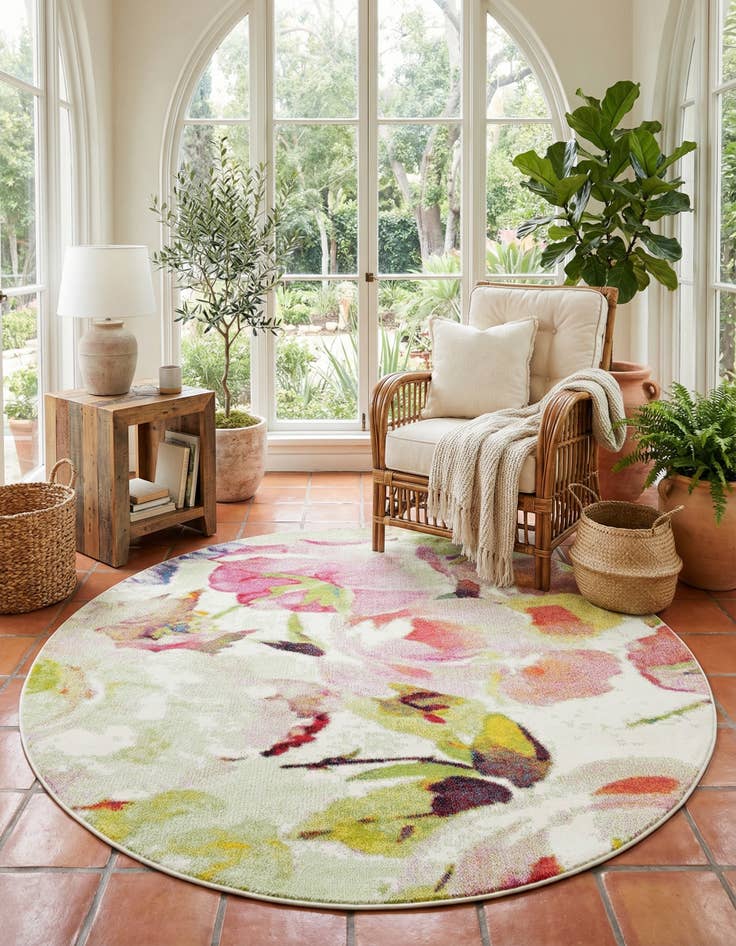 Detail image of 8' x 8' Tuscany Round Rug