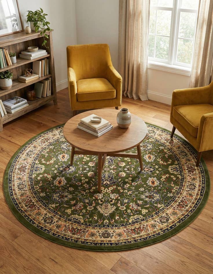 Detail image of 7' 10 x 7' 10 Yasmin Round Rug