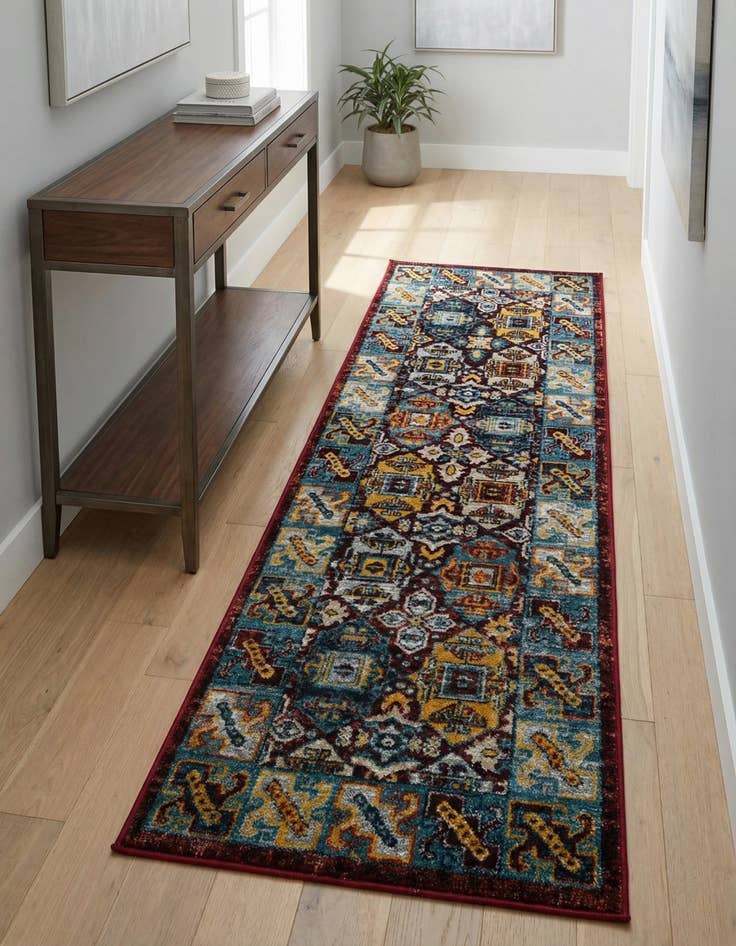 Detail image of 2' x 6' Kamala Washable Runner Rug