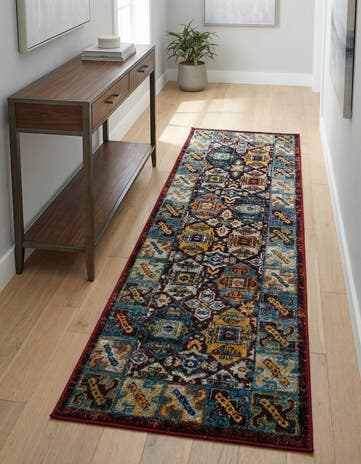 2' x 6' Kamala Washable Runner Rug