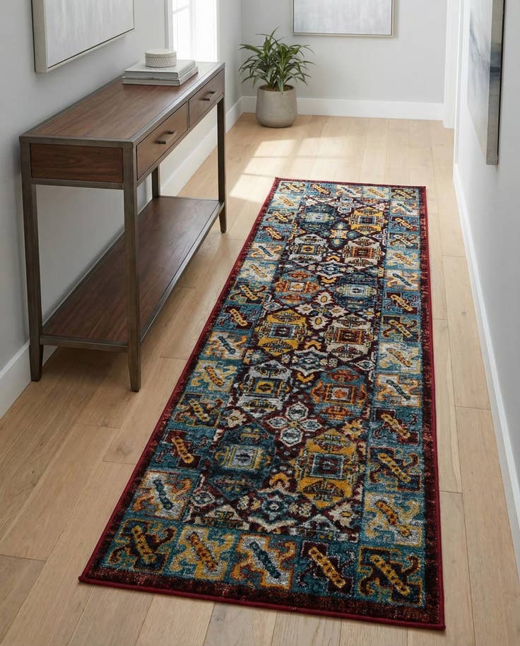 Detail image of 2' x 6' Kamala Washable Runner Rug