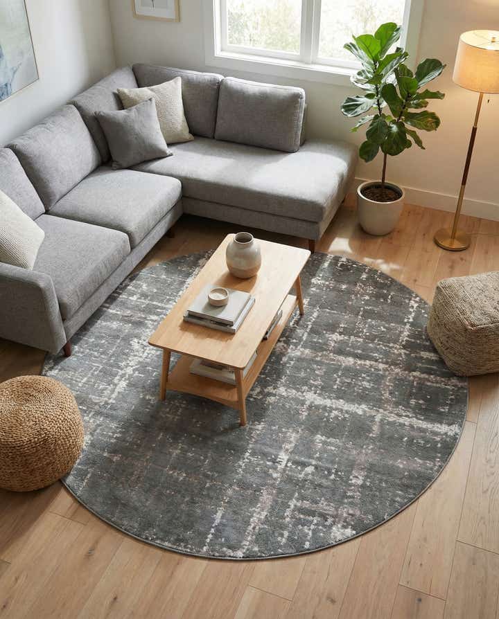 8' x 8' Uptown Lexington Avenue Round Rug