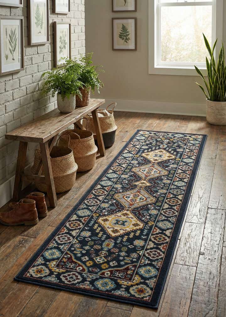 2' x 8' Kamala Washable Runner Rug