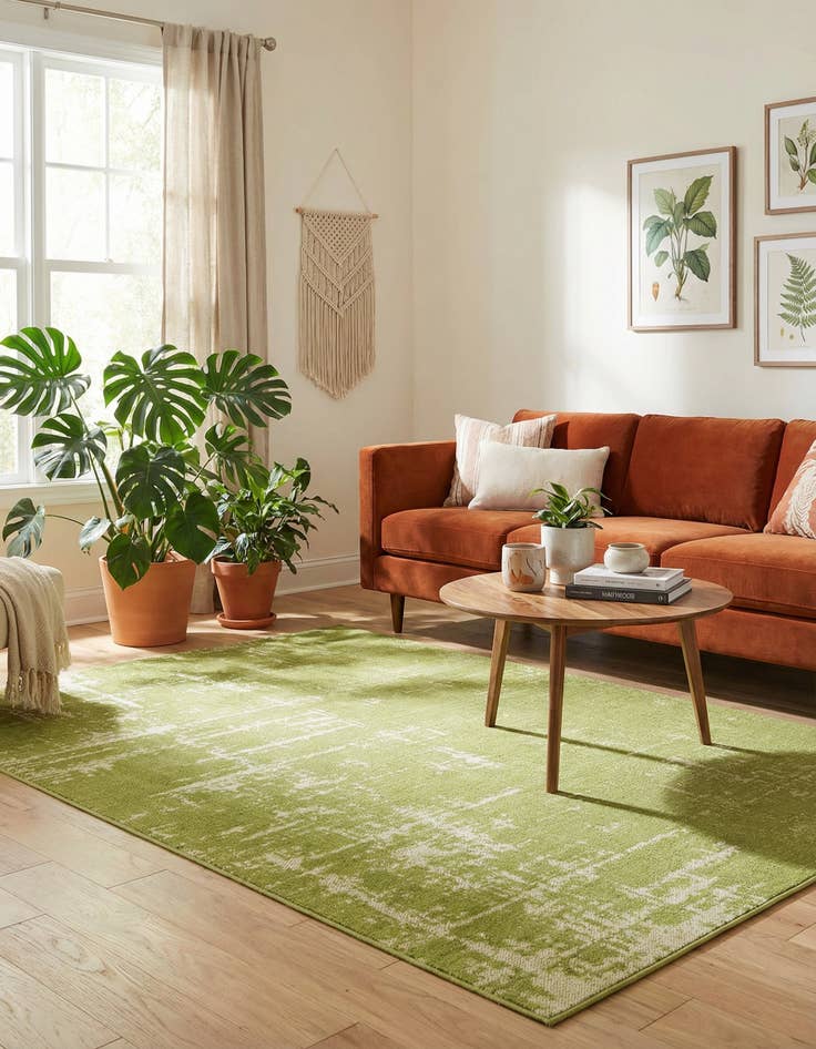 Detail image of 6' 1 x 9' Valencia Rug