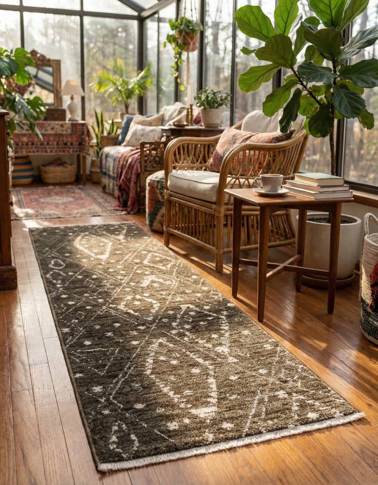 Detail image of 2' x 6' 3 Grand Tradition Runner Rug