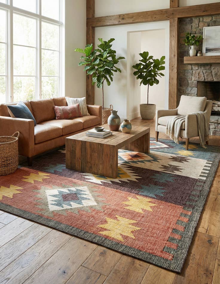 Detail image of 9' x 12' Hand Woven Kala Handwoven Jute Rug