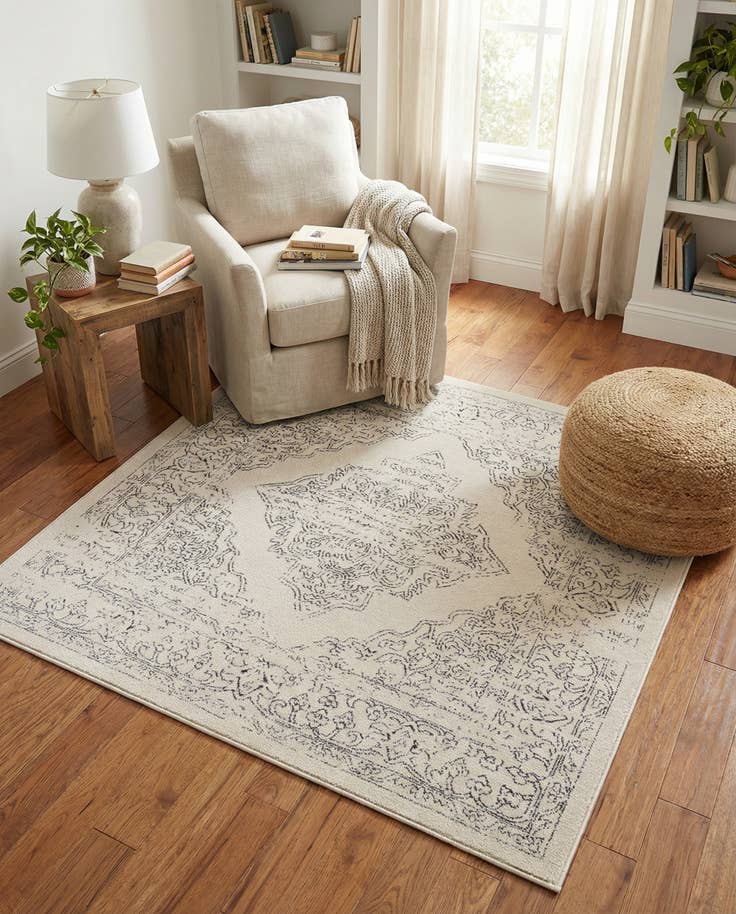 Detail image of 5' x 5' Isabella Square Rug