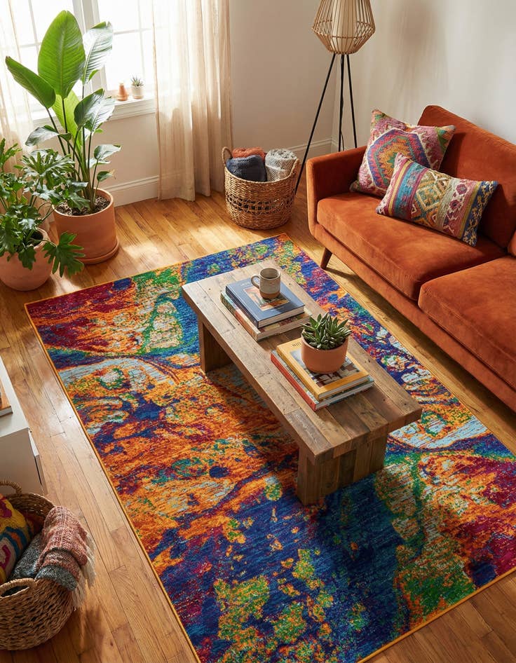 Detail image of 5' 3 x 8' Calypso Rug