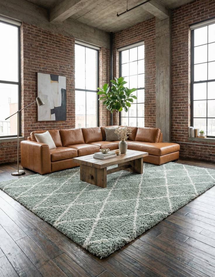 Detail image of 9' 10 x 14' Marrakesh Shag Rug