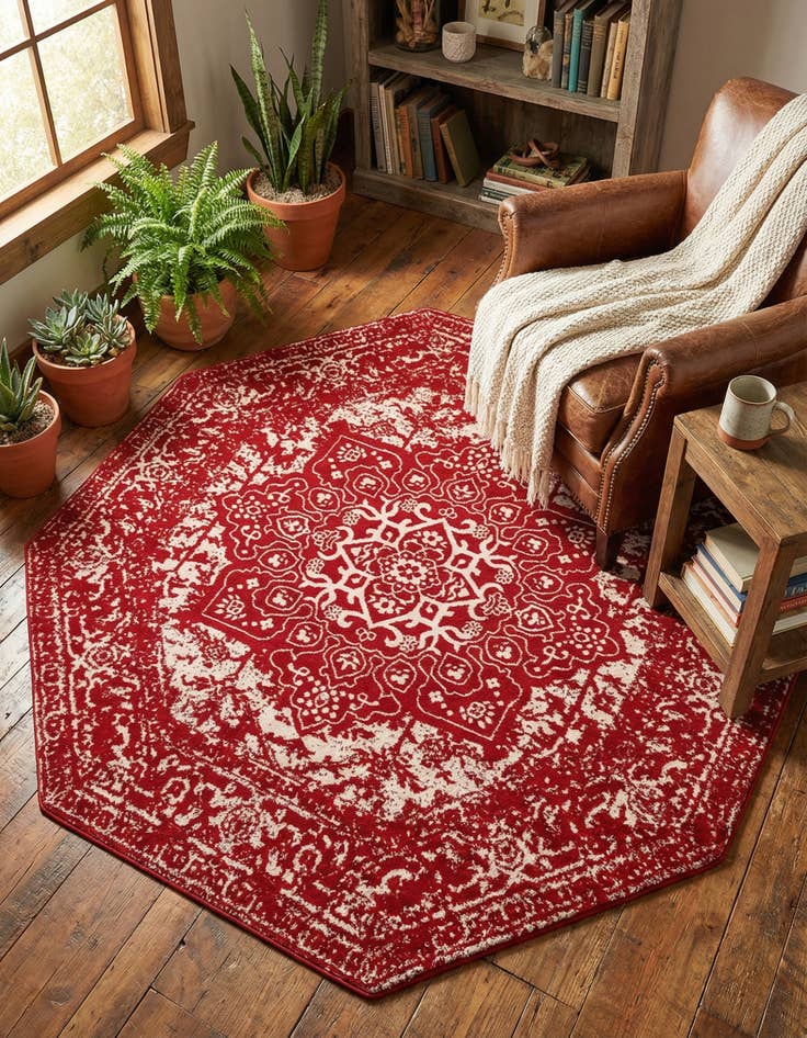 Detail image of 7' 10 x 7' 10 Arlington Octagon Rug