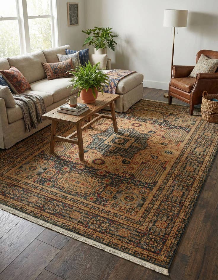 Detail image of 9' x 12' Mamluk Rug