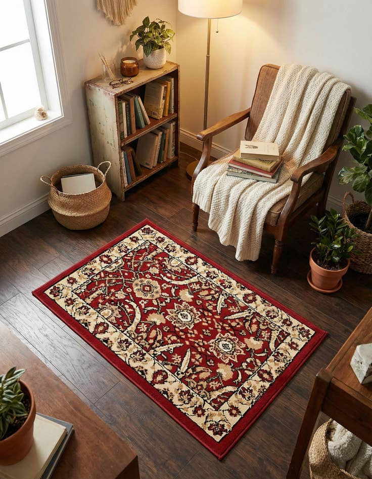 Detail image of 2' x 3' Isfahan Design Rug