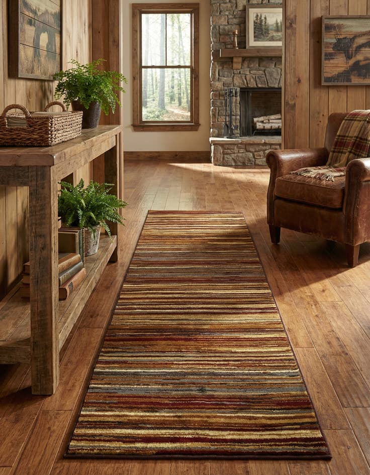 Detail image of 2' x 8' Coffee Shop Runner Rug