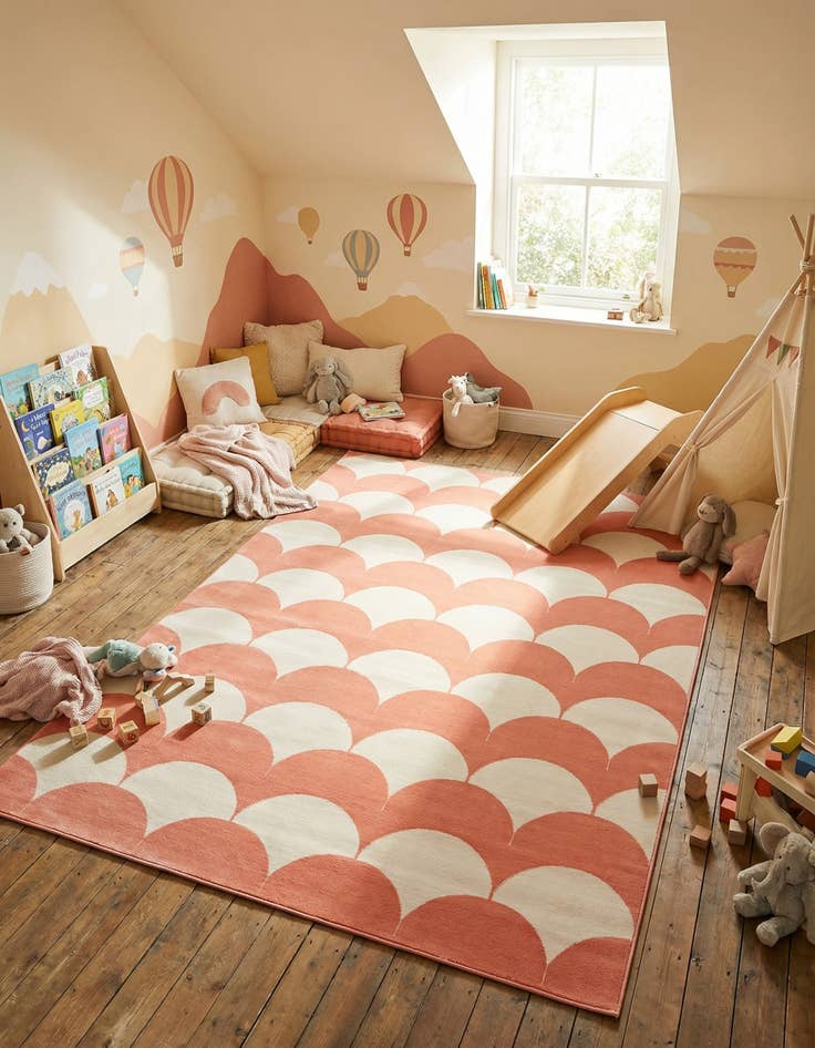 Detail image of 6' x 9' Whimsy Kids Rug