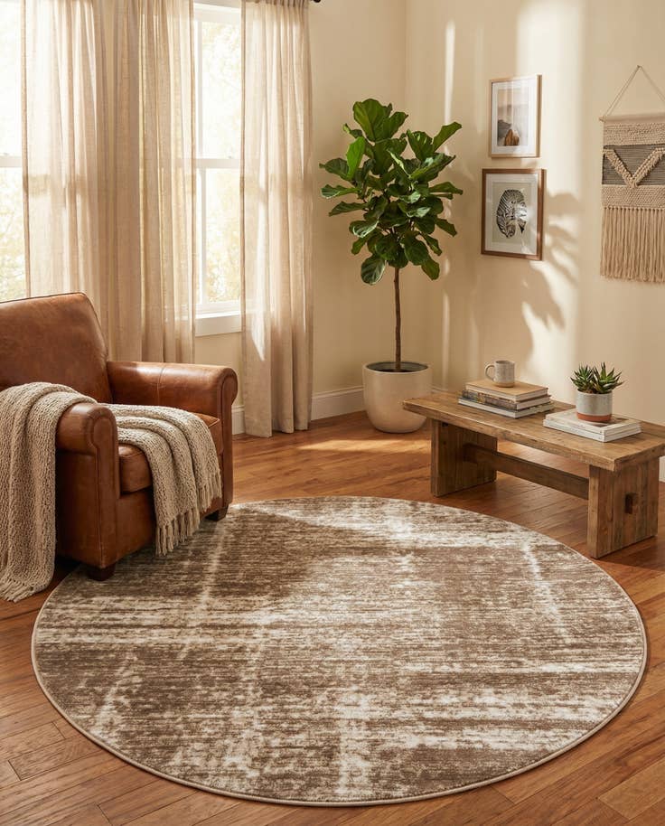 Detail image of 5' 3 x 5' 3 Laguna Round Rug