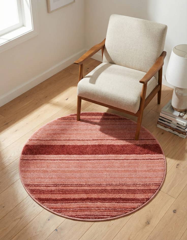 Detail image of 3' 3 x 3' 3 Gemstone Round Rug