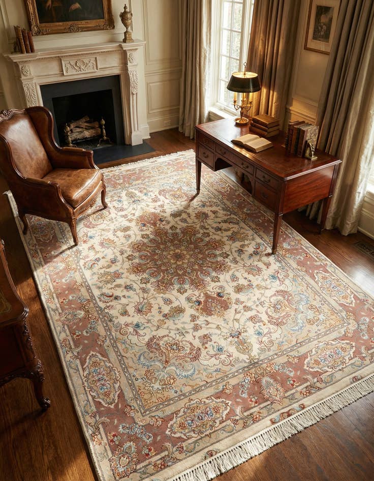 Detail image of 4' 11 x 6' 11 Tabriz Rug