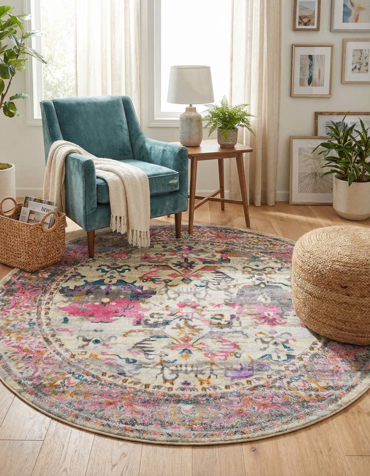 Detail image of 8' x 8' Delilah Round Rug
