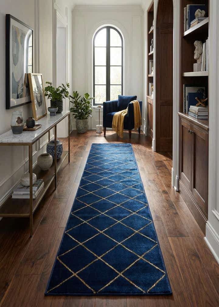 2' 7 x 12' Vogue Geo Runner Rug
