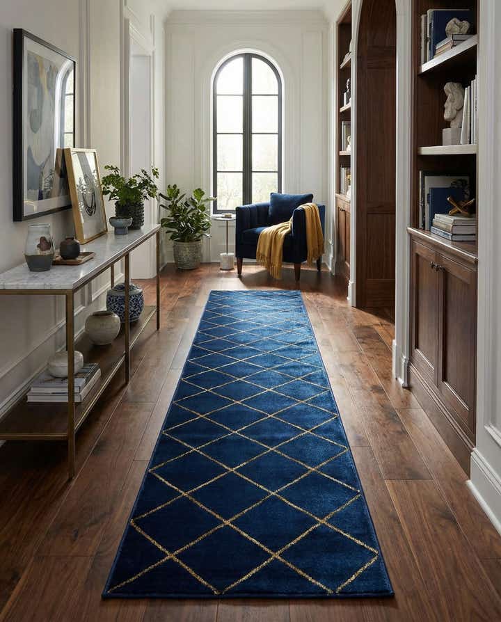 2' 7 x 12' Vogue Geo Runner Rug