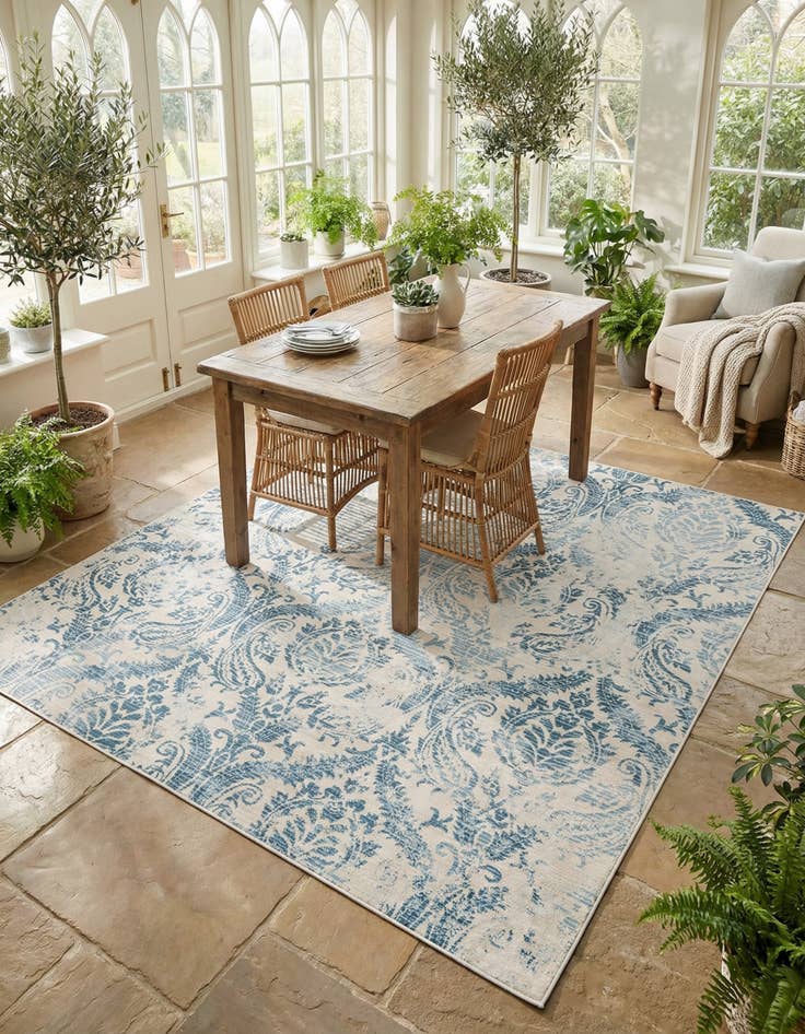 Detail image of 7' 10 x 7' 10 Victoria Square Rug