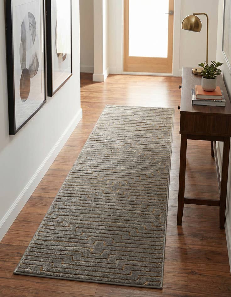 Detail image of 2' x 8' Vogue Geo Runner Rug