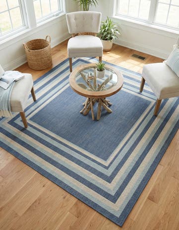 6' x 6' Lotus Square Rug
