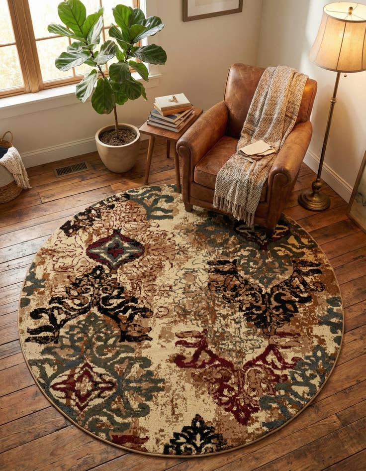 Detail image of 6' x 6' Cafe Round Rug