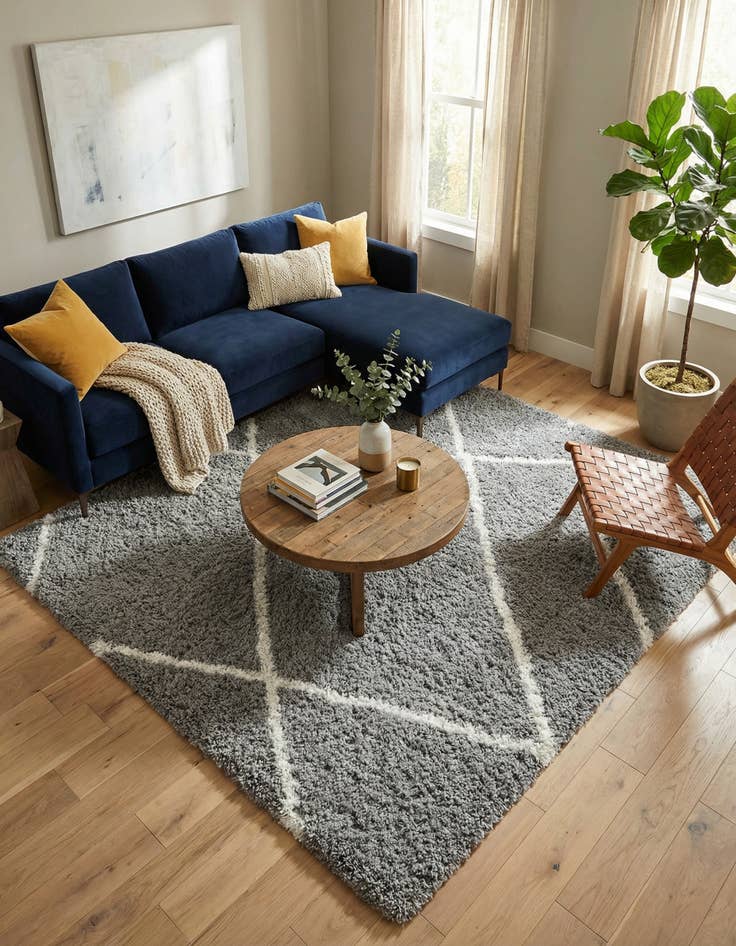 Detail image of 8' x 10' Infinity Shag Rug