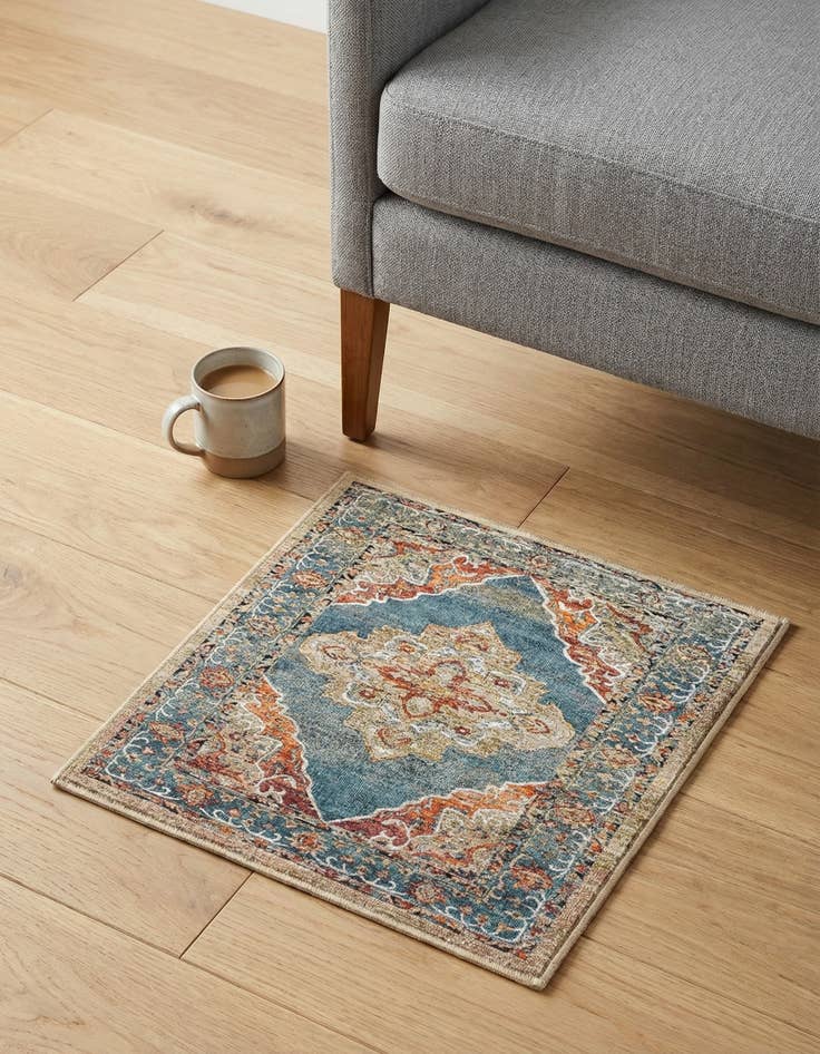 Detail image of 1' 4 x 1' 4 Isabella Sample Rug