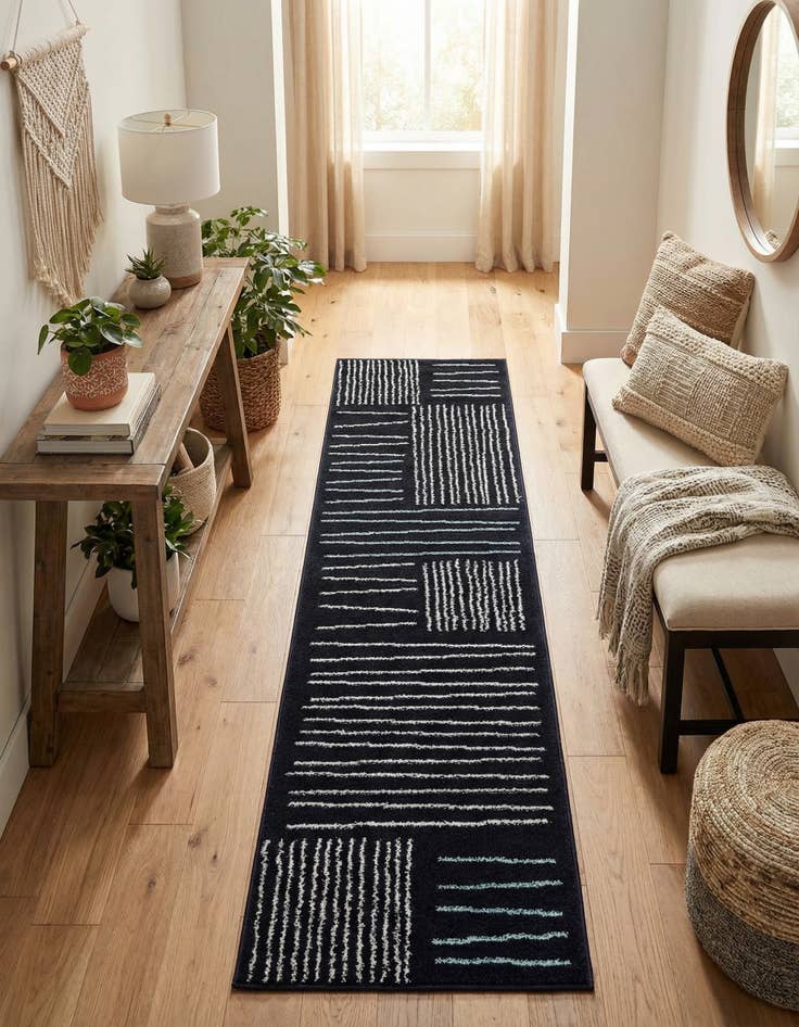 Detail image of 2' x 8' Hanahan Runner Rug