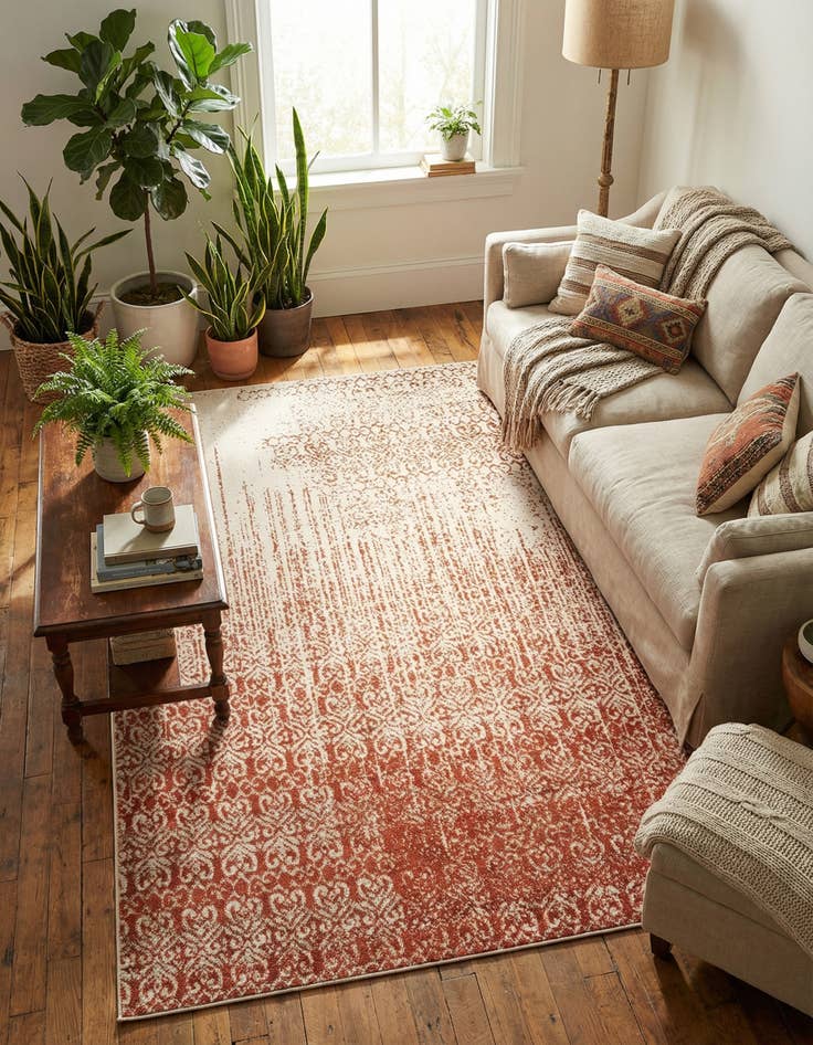 Detail image of 5' 3 x 8' Angelica Rug